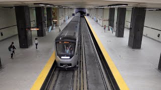 Ambiance in Montreal Subway Métro de Montréal [upl. by Ahselrak510]