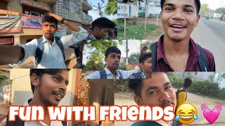 fun with friends😂🫂 freddy and friends रामगढ़ झारखंड andrew davilabass singer covercamo [upl. by Ahsilem]