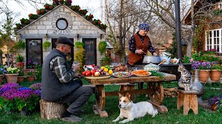 Village Style Dinner Authentic Turkish Cuisine 🇹🇷 [upl. by Conrad]