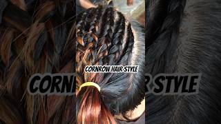 Cornrow hair style  cornrows cornrowhairstyles [upl. by Ahsitruc]