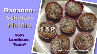 BananenSchokoMuffins WW Thermomix™ TM5 LandhausTeam [upl. by Nannaihr]