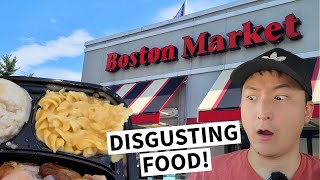 What Happened to BOSTON MARKET TERRIBLE Food at Dying Chain [upl. by Vola]