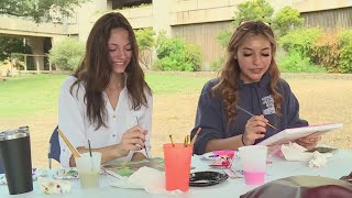 UTSA kicks off Hispanic heritage celebration by commemorating the canvas’ of the culture [upl. by Nezam]