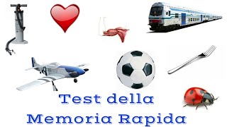 Test della Memoria Rapida [upl. by Olpe313]