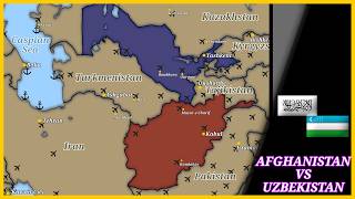 Tal1bans VS Uzbekistan  Alternate Mapping War [upl. by Jemmy]