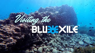 Turkuaz Dive Center Visits  Blue Exile Art Project [upl. by Olbap]