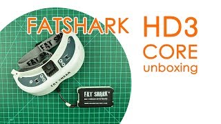 Fatshark HD3 Core unboxing FPV goggle barebones  BEST FOR LESS [upl. by Akkim]