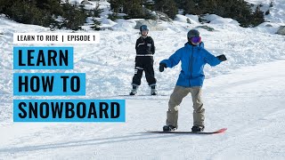 A Beginner Snowboarders Guide  Learn To Snowboard with Rio  EP 1 [upl. by Arretahs]