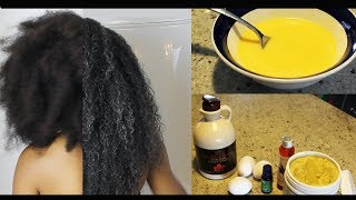 Soin Naturel Pour Cheveux CrépusFrisés Secs [upl. by Yttam]