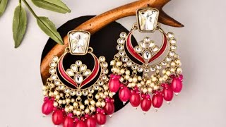 Jewelry  Earrings  Jewellery Haul  Jhumka Earrings  festival wear Earrings  bracelet [upl. by Annoled577]