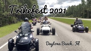 Daytona Trikefest 2021 CanAm Ryker amp Spyder Takeover [upl. by Brodsky51]