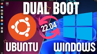 How to Dual Boot Ubuntu 2204 LTS and Windows 10  Step by Step Tutorial  UEFI Linux [upl. by Eiznekcm]