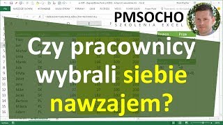 Excel  Czy pracownicy wybrali siebie wzajemnie  LICZ WARUNKI odc769 [upl. by Yllek860]