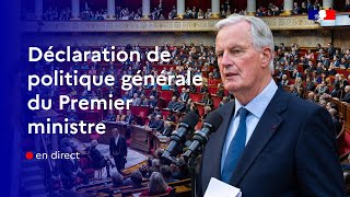 Déclaration de politique générale du Premier ministre à lAssemblée nationale [upl. by Denice215]