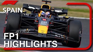 Full FP1 Highlights  2024 Spanish Grand Prix Formula 1 2024 F1 2024 [upl. by Hnao]