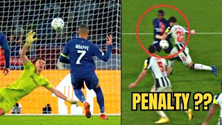 Robbed Mbappes Controversial Penalty Goal vs Newcastle  PSG 11 Newcastle  Livramento hand VAR [upl. by Eivad]