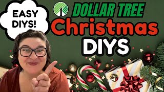 4 MindBlowing Dollar Tree Christmas DIYs You’ll Want to Try ASAP 🎄✨ Easy amp Affordable [upl. by Woolcott]