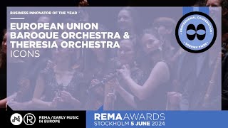 Business innovator of the year  European Union Baroque Orchestra amp Theresia Orchestra — ICONS [upl. by Phillipe]