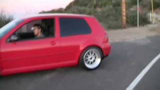 Stunt Rd Porsche C4S amp MK4 GTI VR6 [upl. by Adnopoz]