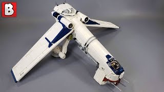 Custom LEGO Republic Dropship Massive Model Links with ATTE [upl. by Catie]