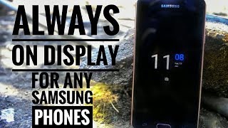 How To Install ALWAYS ON DISPLAY in J7 2016 Any Samsung Phone WOW [upl. by Markiv124]