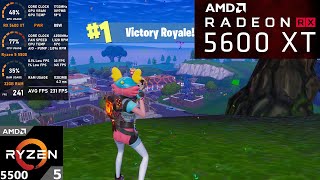 RX 5600 XT  Ryzen 5 5500  Fortnite OG Performance Mode [upl. by Veno]