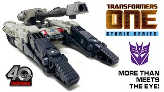 WICKED Transformers Studio Series 114 TF ONE Deluxe Class MEGATRON Review [upl. by Halle]