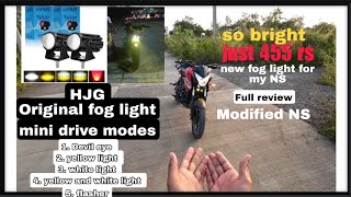 best fog light for bikes under 500rs  test and review modification [upl. by Aniwde]