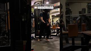 Cable fly mistakes⚠️ gym chest workout [upl. by Akiras]