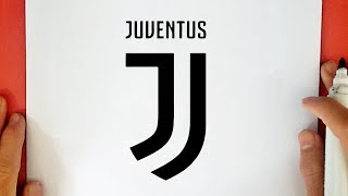 COME DISEGNARE IL LOGO DELLA JUVENTUS [upl. by Hizar772]