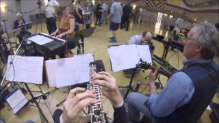 Oboe Cam  playing for a contra dance with Stolen Goods [upl. by Zahavi]