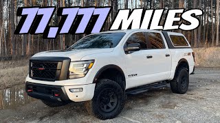 2021 Nissan Titan Review AFTER 77777 miles [upl. by Neff]