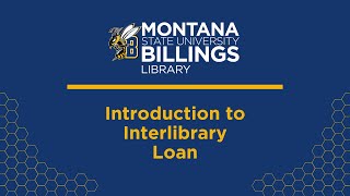 Introduction to Interlibrary Loan [upl. by Johnath872]