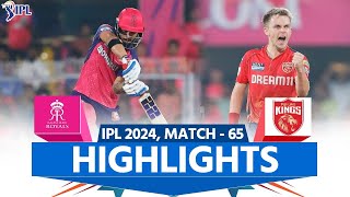 RR vs PBKS IPL 2024 Highlights Rajasthan Royals vs Punjab Kings  Full Match Highlights [upl. by Ahsienom]