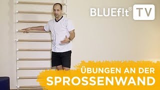 Sprossenwand Übungen  Sprossenwand Training für den ganzen Körper [upl. by Marra691]