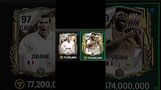 Patrick Vieira Vs Midfielders patrickvieira france fcmobile fifamobile football soccer shorts [upl. by Weisbrodt903]