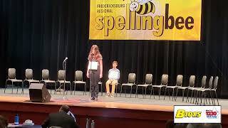 2024 Fredericksburg Regional Spelling Bee [upl. by Hgielra502]