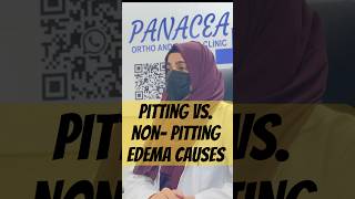 Pitting vs Non Pitting Edema Causes doctor physiotherapy [upl. by Yraeht]