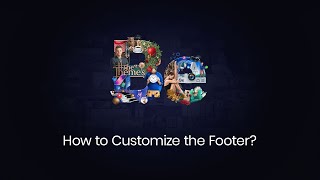 How to customize the footer [upl. by Wiebmer]