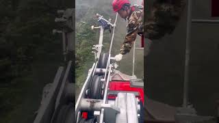 Aerial cableway maintenance [upl. by Flin]