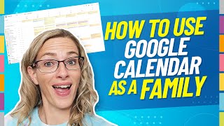 How to Setup A Google Family Calendar for the Ultimate Family Planner [upl. by Suitangi]