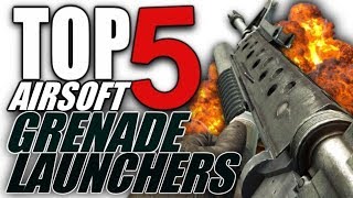 Top 5 Custom Airsoft Grenade Launcher Builds  Real amp Homemade [upl. by Dalila543]