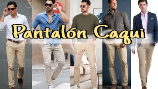 HOMBRE A LA MODACOMO COMBINAR UN PANTALON CAQUI O BEIGE EN LOOKS CASUALES MASCULINOS EN TENDENCIA [upl. by Bohlin360]