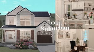 roblox l bloxburg  floral suburban family home  eloiral [upl. by Judith]