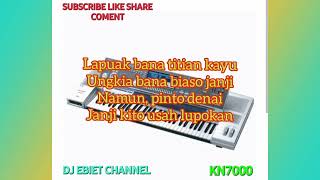 KARAOKE MINANG  CINTO APO ADONYO  COVER AUDIO KN7000  NADA WANITA [upl. by Frick]