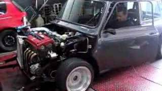 16V Honda VTEC Mini Cooper on Dyno [upl. by Llenrap44]