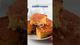 BLUEBERRY CORNBREAD recipe shorts cornbread LINK IN DESCRIPTION [upl. by Bussy]