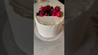 Berry chantilly cake chantilly cake berries whippedcream [upl. by Wivinia]