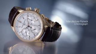 FREDERIQUE CONSTANT ¦ MANUFACTURE COLLECTION ¦ FIRST FLYBACK CHRONOGRAPH FC760  BASELWORLD 2017 [upl. by Ayikahs983]