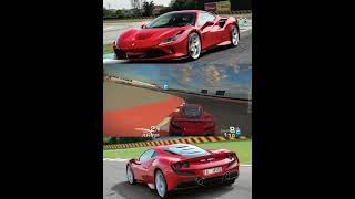 Ferrari F8 TributoDubai Autodrome Track383kph top speed PART 5 [upl. by Ailecec]